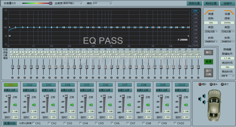 依耳EarclearHIFI1012的专用电脑DSP调音软件