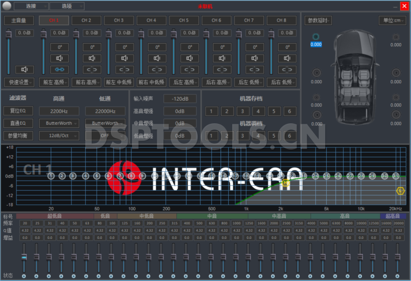 德国IEINTER-ERAIE48的专用电脑DSP调音软件
